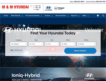 Tablet Screenshot of mmhyundai.com